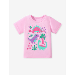 Set 3 Áo Cotton Bé Gái Little Maven – Họa Tiết Dễ Thương, Thoáng Mát Mùa Hè