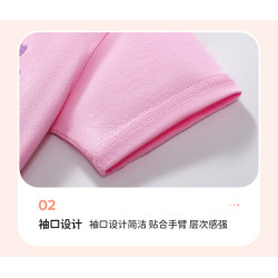 Set 3 Áo Cotton Bé Gái Little Maven – Họa Tiết Dễ Thương, Thoáng Mát Mùa Hè