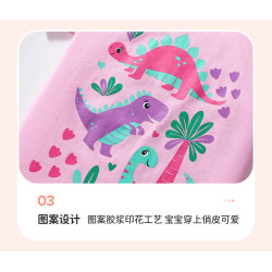 Set 3 Áo Cotton Bé Gái Little Maven – Họa Tiết Dễ Thương, Thoáng Mát Mùa Hè