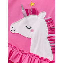 🎀 Váy Hồng Bé Gái Họa Tiết Pony – Little Maven