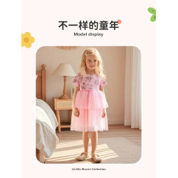 🎀 Váy Bé Gái Little Maven – Cotton Tăm & Voan Cao Cấp
