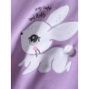 🐰 Bộ Quần Áo Bé Gái Little Maven – Cotton Khô Màu Tím
