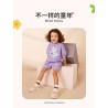 🐰 Bộ Quần Áo Bé Gái Little Maven – Cotton Khô Màu Tím