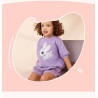 🐰 Bộ Quần Áo Bé Gái Little Maven – Cotton Khô Màu Tím