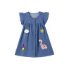 🌈 Váy Jean Giấy Bé Gái – Hãng Little Maven