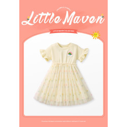 🌼 VÁY CÔNG CHÚA BÉ GÁI LITTLE MAVEN