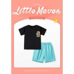 set bộ bé trai cotton_Little Maven