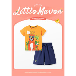 Set Quần Áo Bé Trai Little Maven