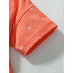 váy cotton chấm bi bé gái_Little Maven